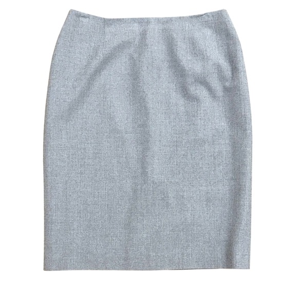 Lauren Ralph Lauren Dresses & Skirts - Lauren Ralph Lauren Petite Grey Wool Pencil Skirt Career Office Size 12P